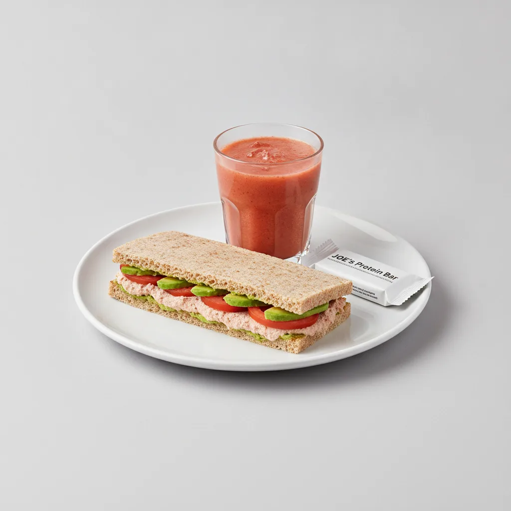 The Ultimate JOE Trio — Tunacado Sandwich, Iron Man, JOE's Protein Bar The Ultimate JOE Trio — Tunacado Sandwich, Iron Man, JOE's Protein Bar