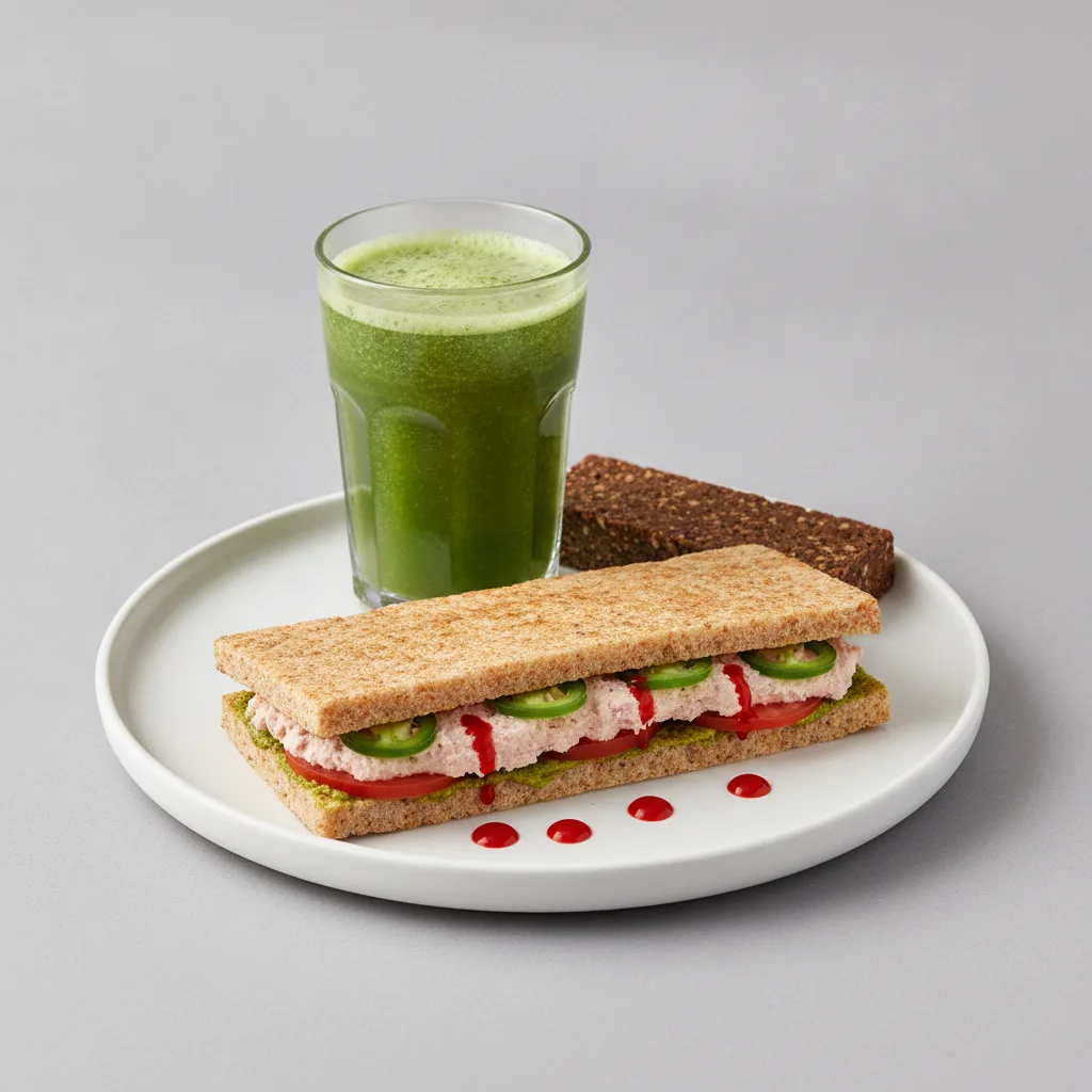 The Ultimate JOE Trio — Spicy Tuna Sandwich, Prince of Green, Protein Bar The Ultimate JOE Trio — Spicy Tuna Sandwich, Prince of Green, Protein Bar