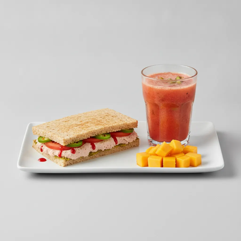 The Ultimate JOE Trio — Spicy Tuna Sandwich, Iron Man, Tangy Mango Bites The Ultimate JOE Trio — Spicy Tuna Sandwich, Iron Man, Tangy Mango Bites