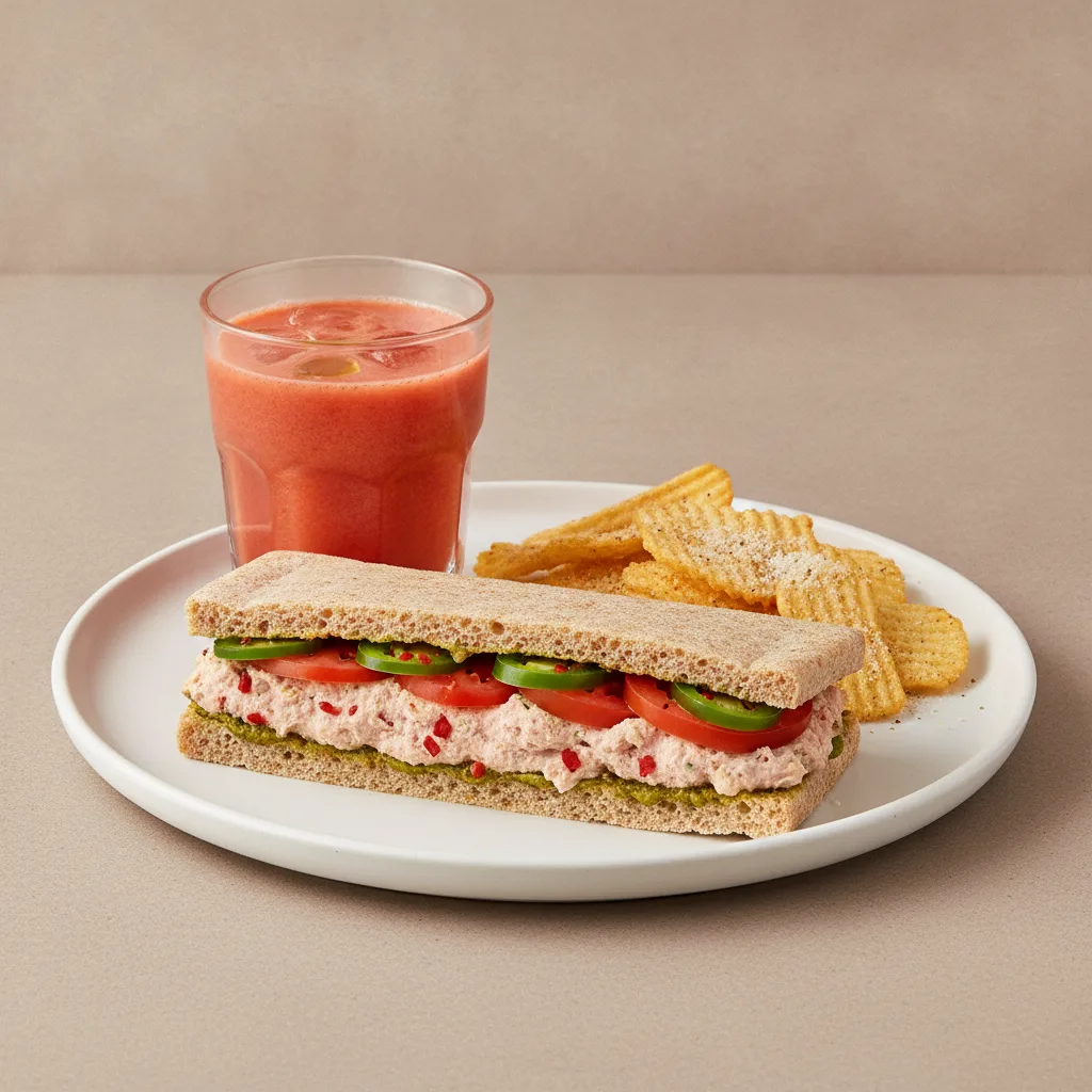 The Ultimate JOE Trio — Spicy Tuna Sandwich, Stress Down, JOE's Protein Chips The Ultimate JOE Trio — Spicy Tuna Sandwich, Stress Down, JOE's Protein Chips