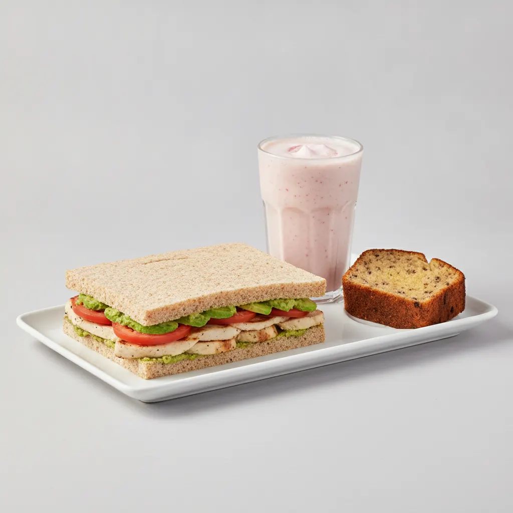 The Ultimate JOE Trio — JOE's Club Sandwich, Power Shake, Banana Bread The Ultimate JOE Trio — JOE's Club Sandwich, Power Shake, Banana Bread