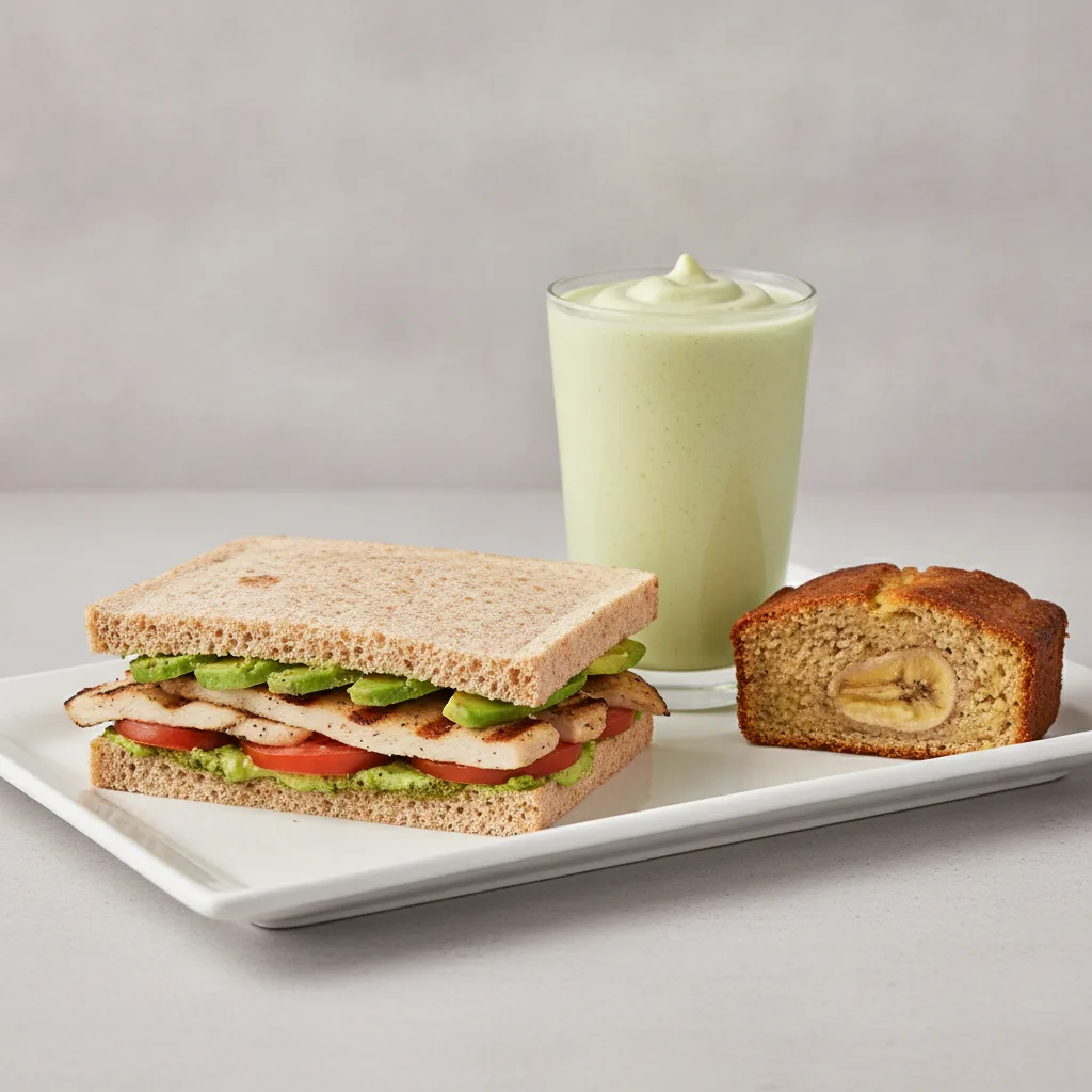 The Ultimate JOE Trio — JOE's Club Sandwich, Avo Shake, Banana Bread The Ultimate JOE Trio — JOE's Club Sandwich, Avo Shake, Banana Bread