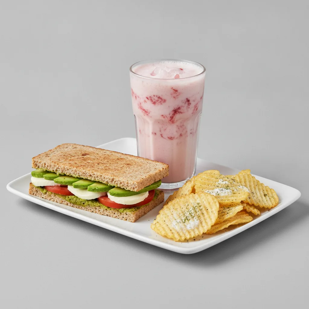 The Ultimate JOE Trio — Avocado Sandwich, Power Shake, JOE's Protein Chips The Ultimate JOE Trio — Avocado Sandwich, Power Shake, JOE's Protein Chips