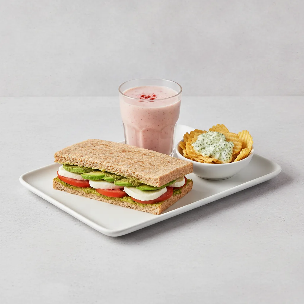 The Ultimate JOE Trio — Avocado Sandwich, Pick Me Up, JOE's Protein Chips The Ultimate JOE Trio — Avocado Sandwich, Pick Me Up, JOE's Protein Chips