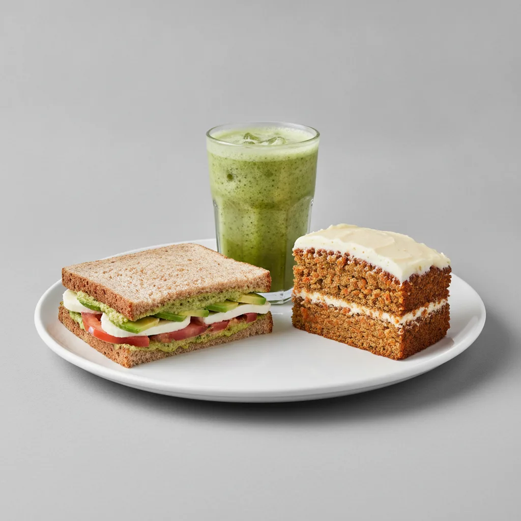 The Ultimate JOE Trio — Avocado Sandwich, Prince of Green, Carrot Cake The Ultimate JOE Trio — Avocado Sandwich, Prince of Green, Carrot Cake