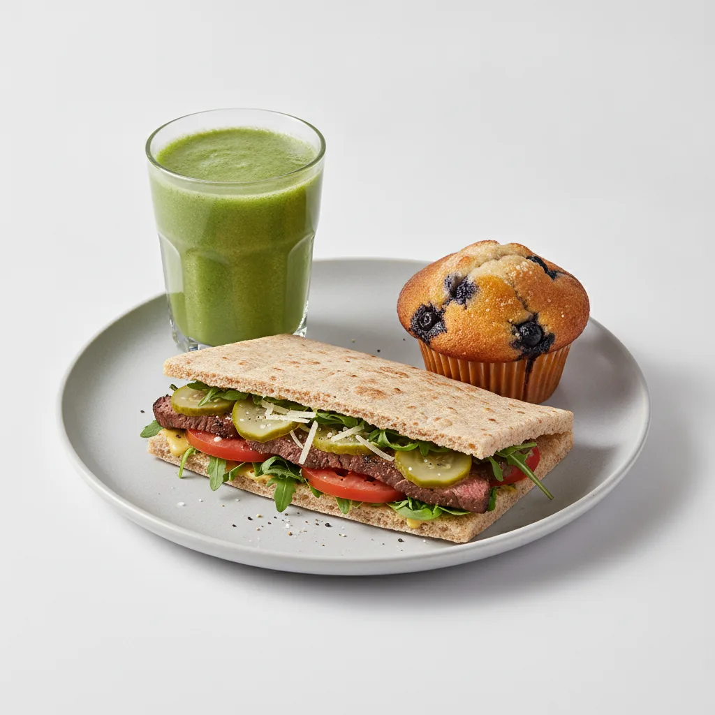 The Ultimate JOE Trio — The Steak, Green Sport, Blueberry Muffin