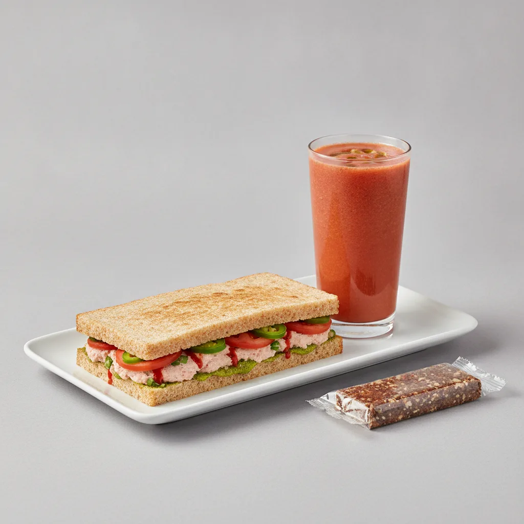 The Ultimate JOE Trio — Spicy Tuna Sandwich, Iron Man, JOE's Protein Bar The Ultimate JOE Trio — Spicy Tuna Sandwich, Iron Man, JOE's Protein Bar