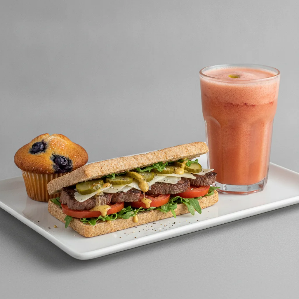 The Ultimate JOE Trio — The Steak, Stress Down, Blueberry Muffin