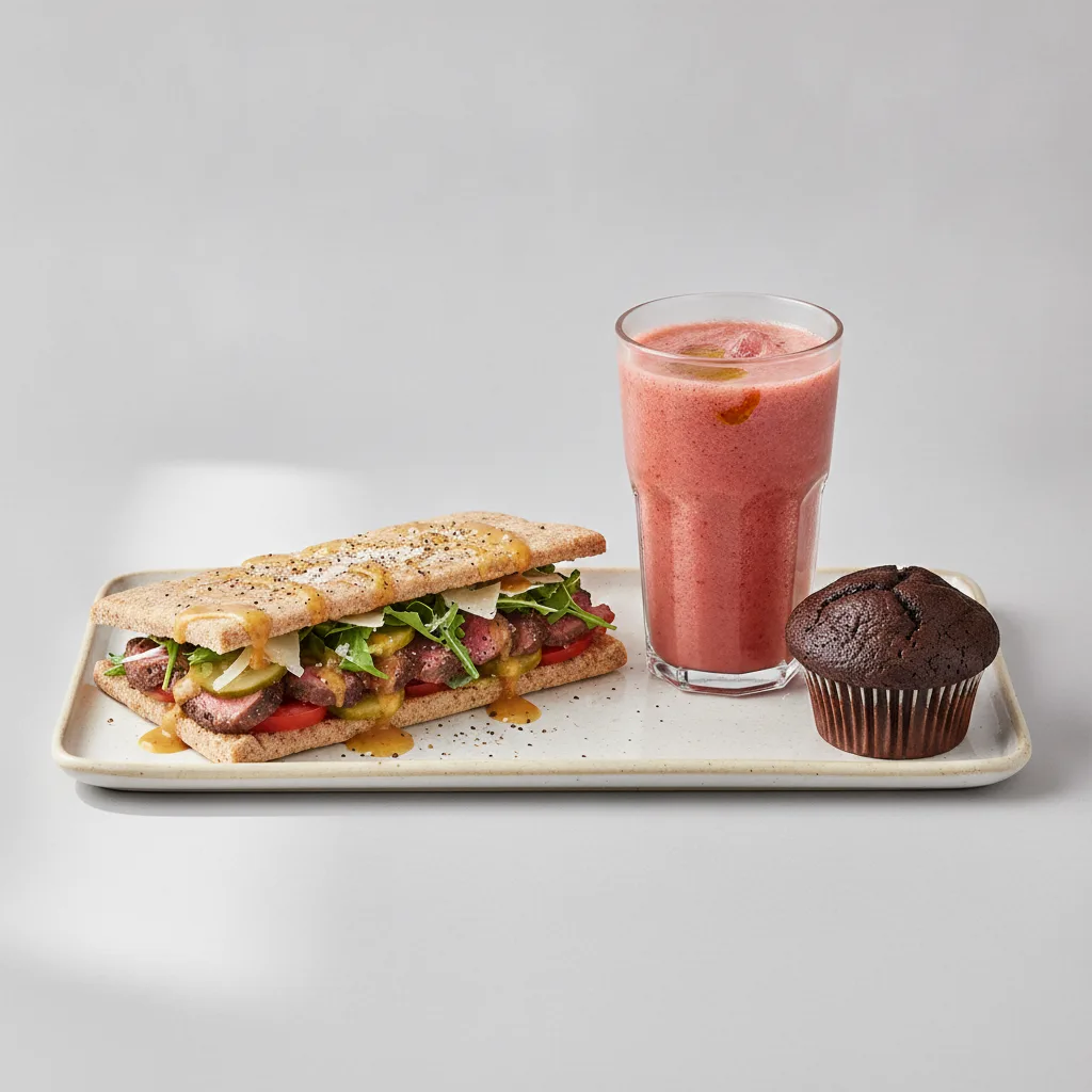 The Ultimate JOE Trio — The Steak, Stress Down, Chocolate Muffin
