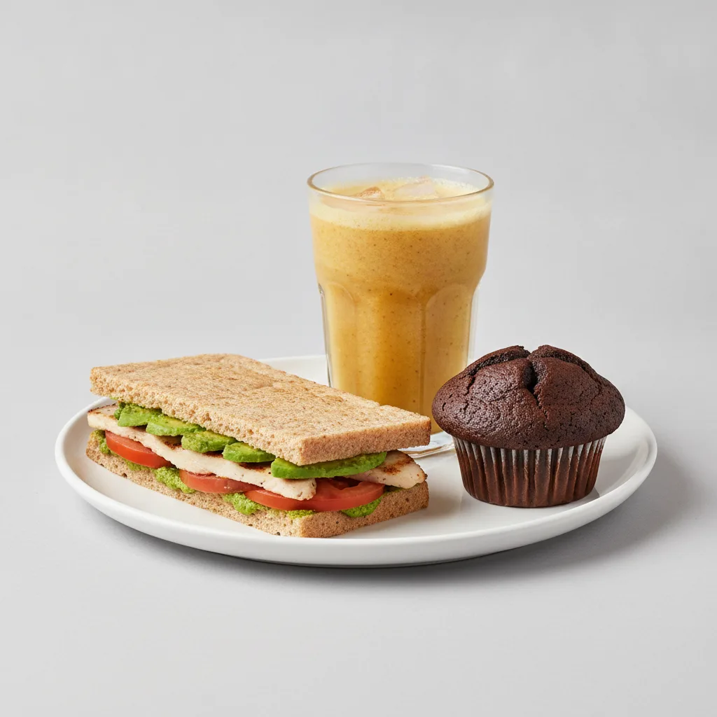 The Ultimate JOE Trio — JOE's Club Sandwich, Go Away DOC, Chocolate Muffin The Ultimate JOE Trio — JOE's Club Sandwich, Go Away DOC, Chocolate Muffin