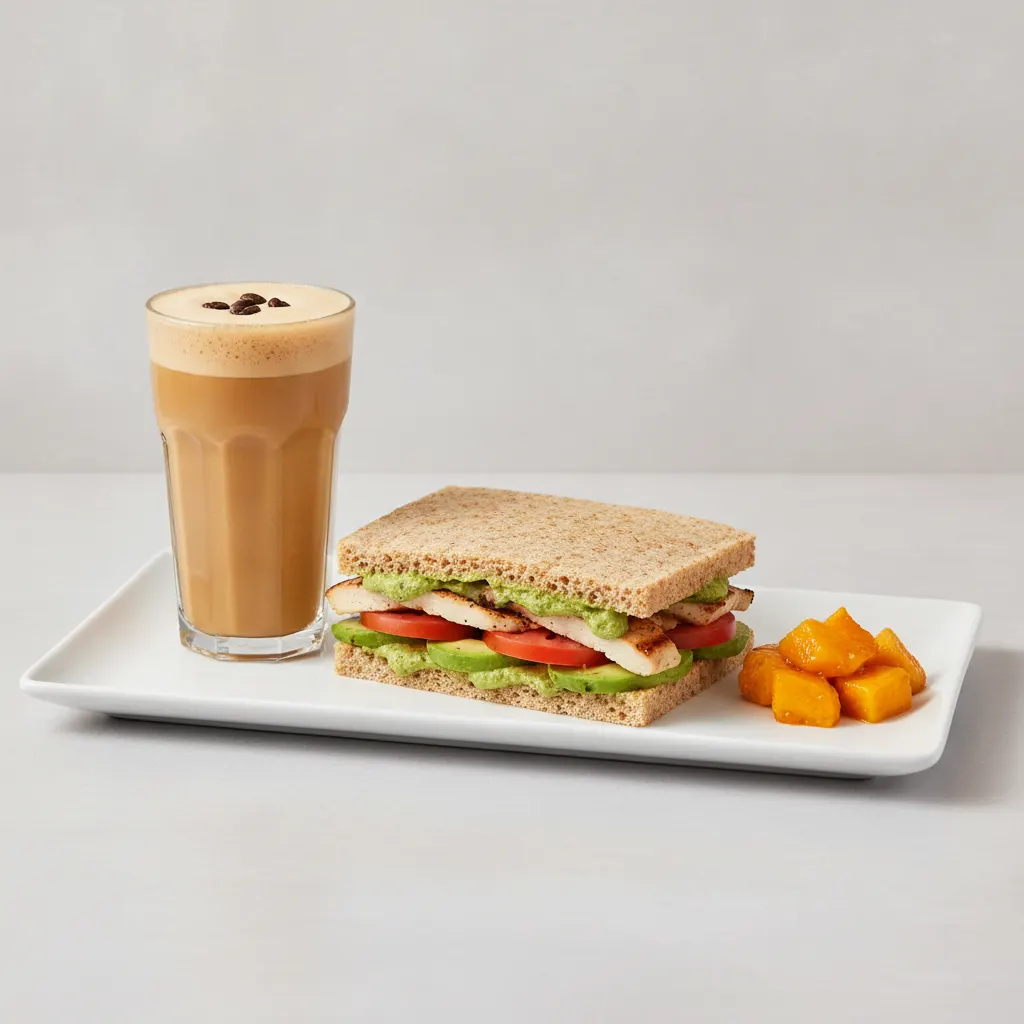 The Ultimate JOE Trio — JOE's Club Sandwich, Coffee Shake, Tangy Mango Bites The Ultimate JOE Trio — JOE's Club Sandwich, Coffee Shake, Tangy Mango Bites