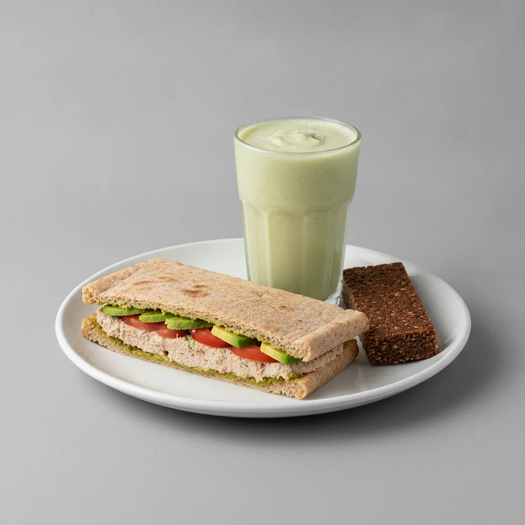 The Ultimate JOE Trio — Tunacado Sandwich, Avo Shake, JOE's Protein Bar
