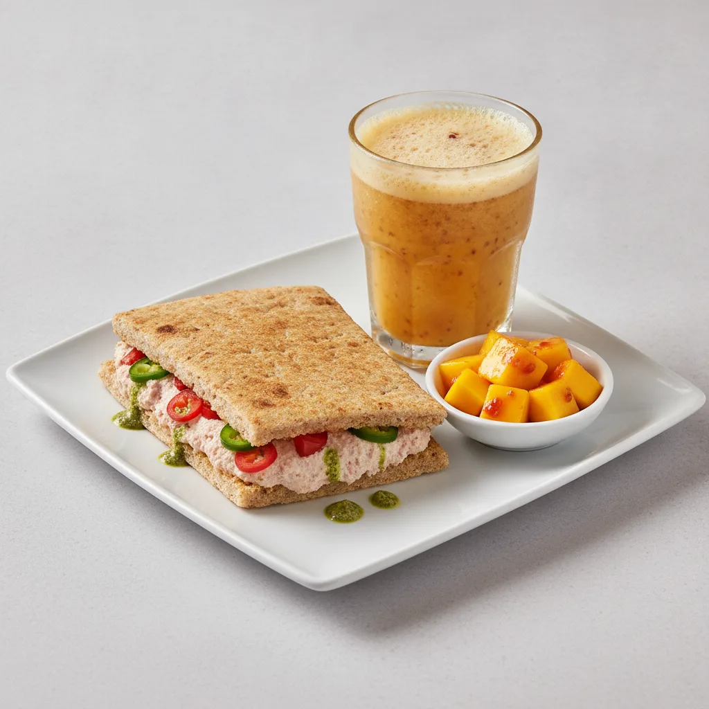 The Ultimate JOE Trio — Spicy Tuna Sandwich, Go Away DOC, Tangy Mango Bites