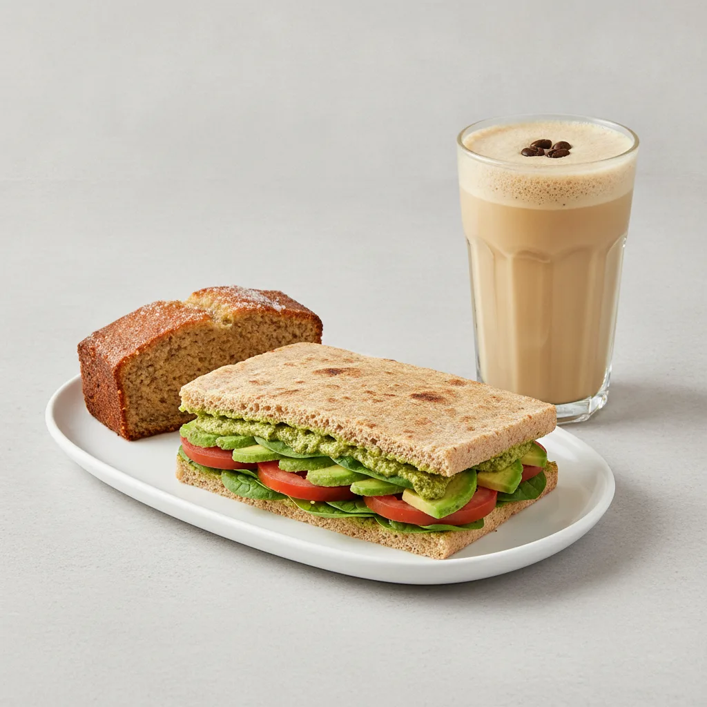 The Ultimate JOE Trio — DF Avocado Sandwich, Coffee Shake, Banana Bread The Ultimate JOE Trio — DF Avocado Sandwich, Coffee Shake, Banana Bread