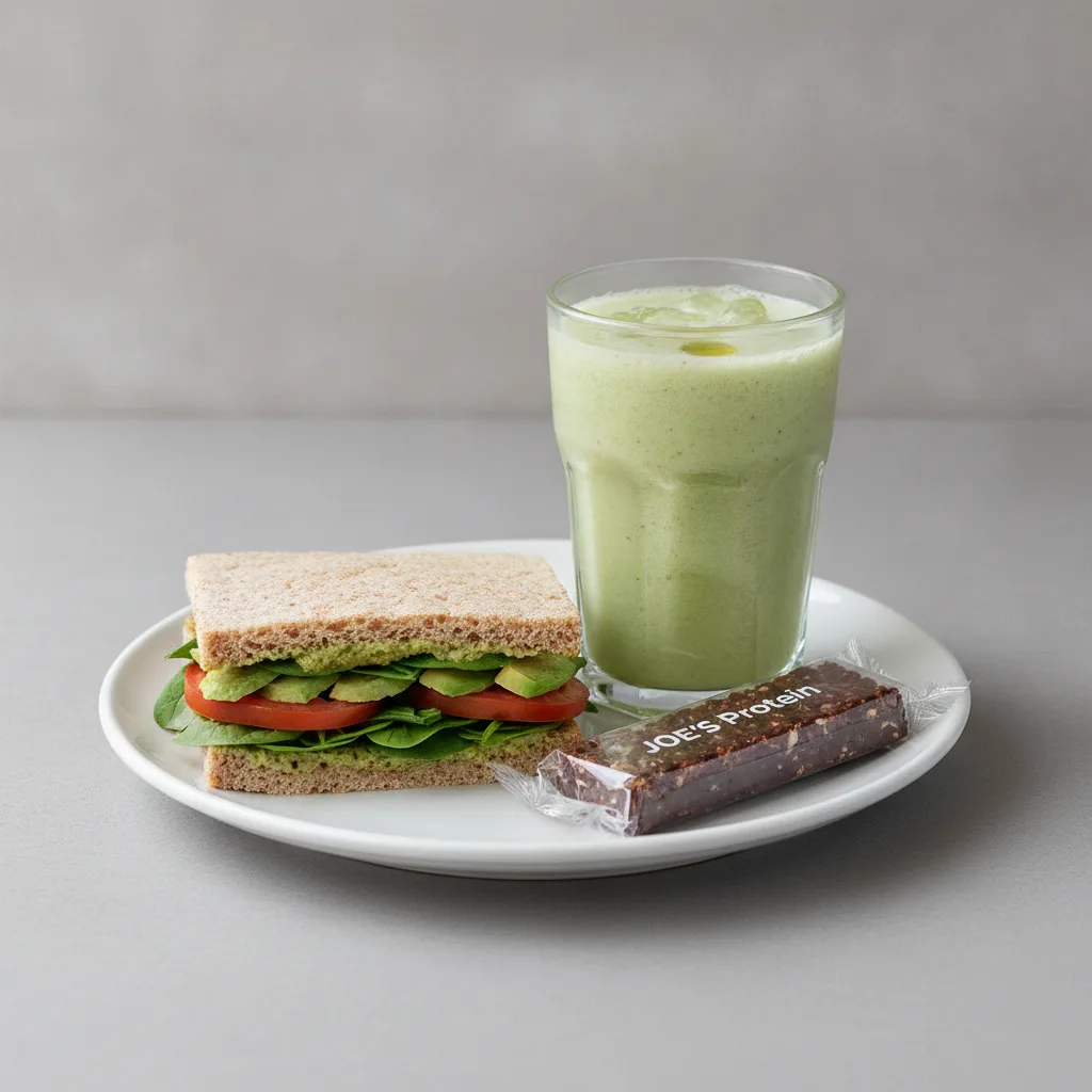 The Ultimate JOE Trio — DF Avocado Sandwich, Green Sport, JOE's Protein Bar The Ultimate JOE Trio — DF Avocado Sandwich, Green Sport, JOE's Protein Bar