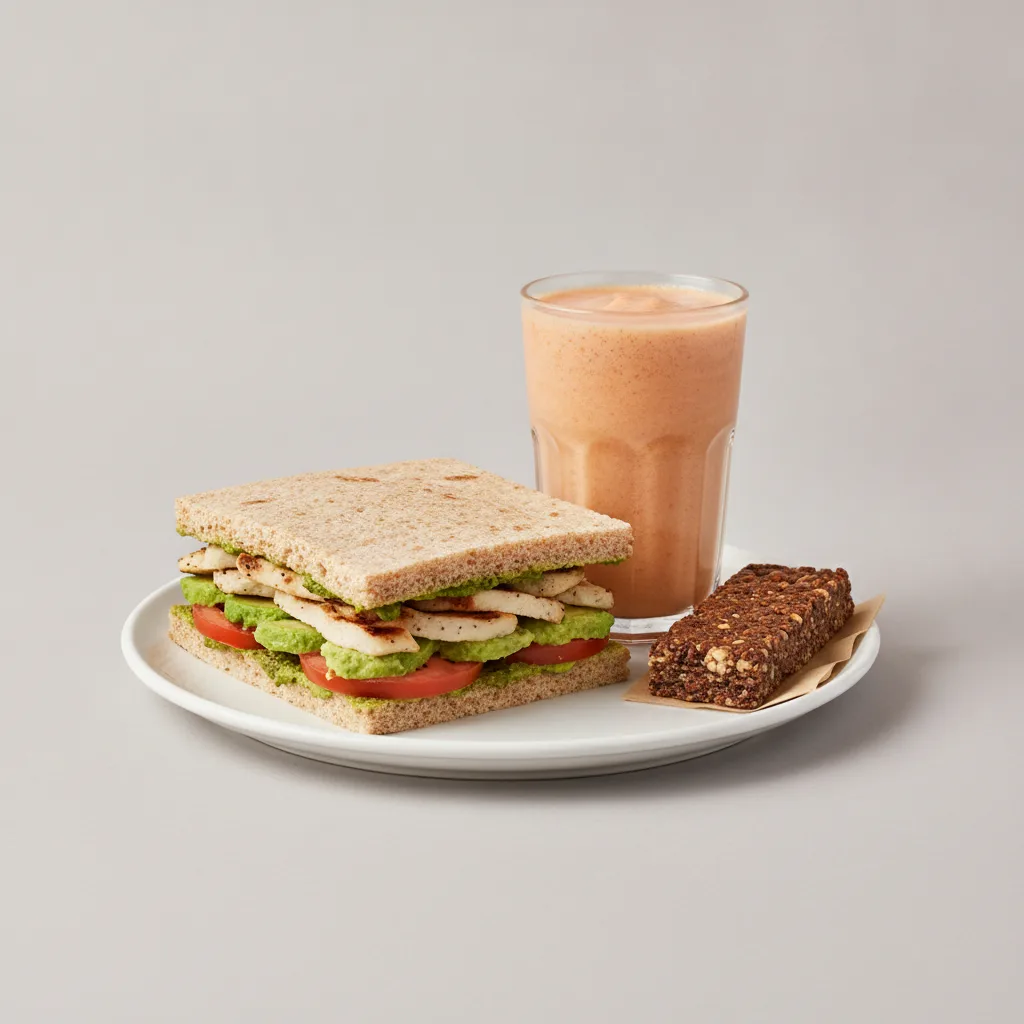The Ultimate JOE Trio — JOE's Club Sandwich, Pick Me Up, JOE's Protein Bar