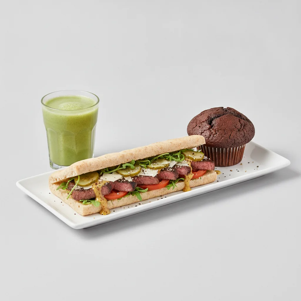 The Ultimate JOE Trio — The Steak, Green Sport, Chocolate Muffin