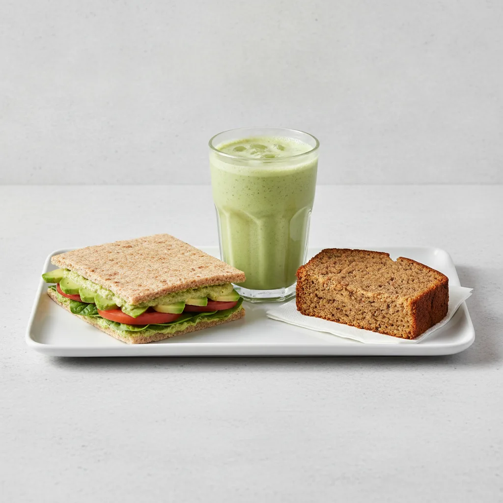 The Ultimate JOE Trio — DF Avocado Sandwich, Green Tonic, Banana Bread