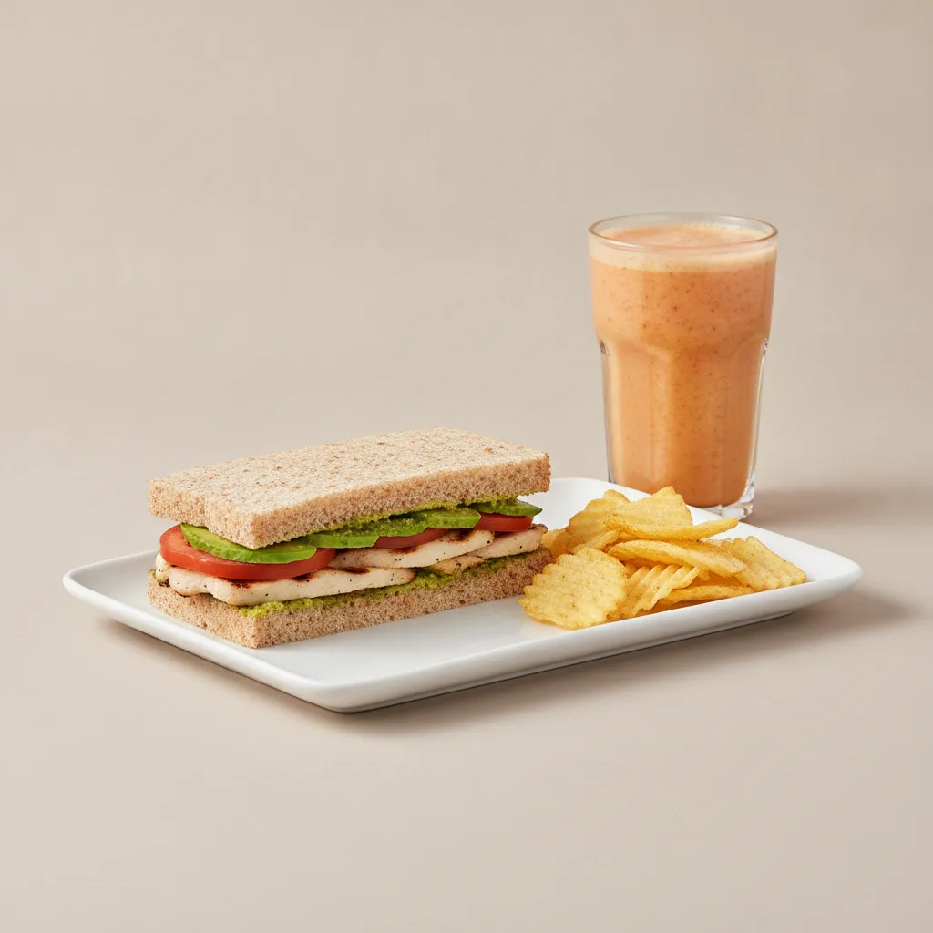 The Ultimate JOE Trio — JOE's Club Sandwich, Pick Me Up, JOE's Protein Chips