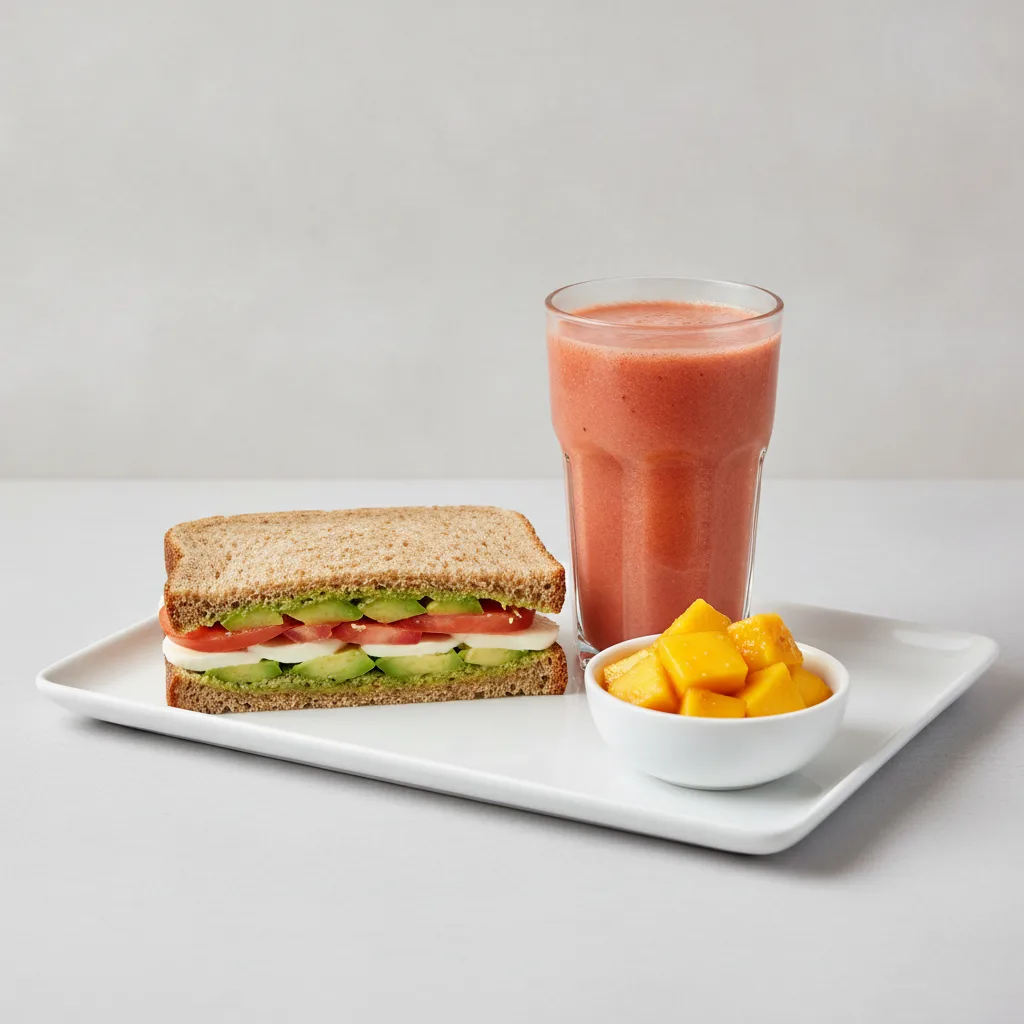The Ultimate JOE Trio — Avocado Sandwich, Iron Man, Tangy Mango Bites