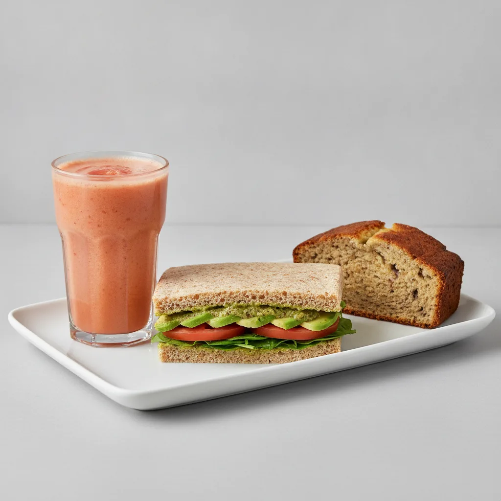 The Ultimate JOE Trio — DF Avocado Sandwich, Pick Me Up, Banana Bread