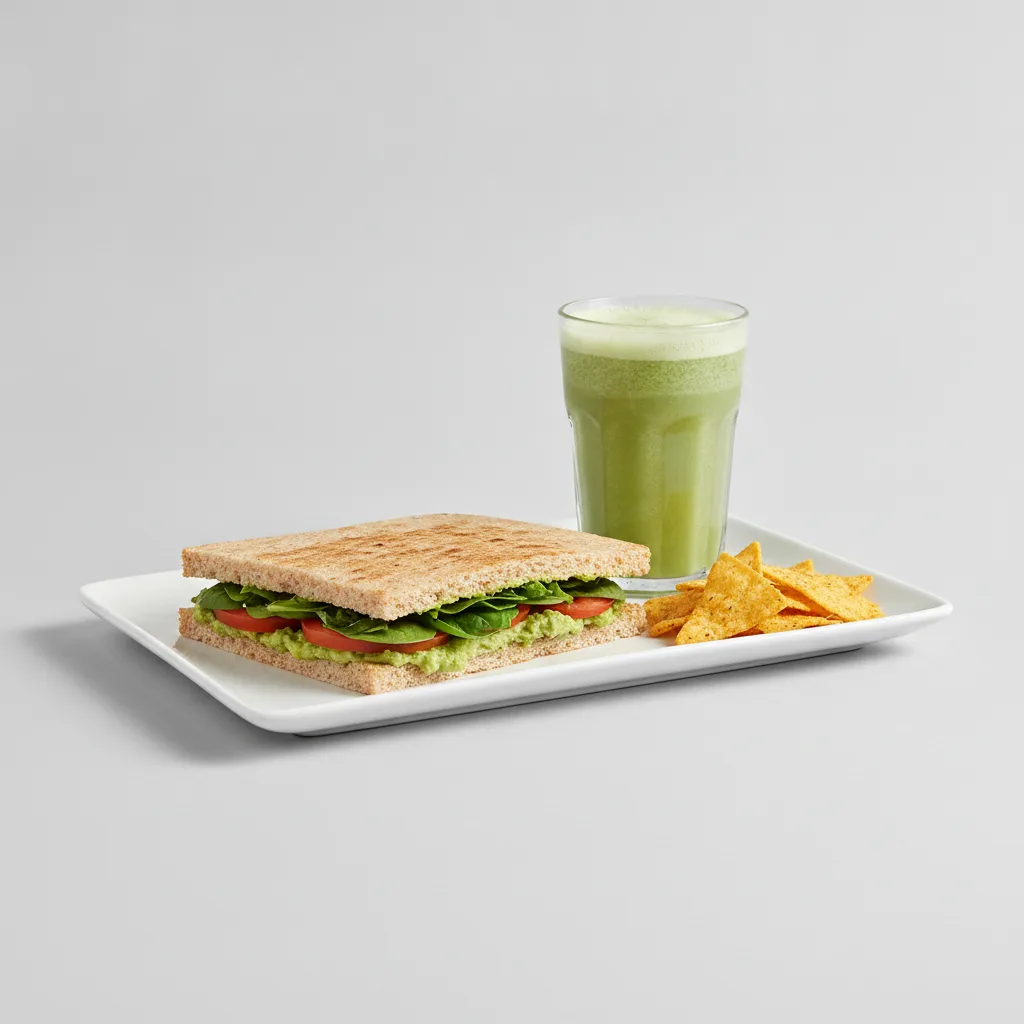 The Ultimate JOE Trio — DF Avocado Sandwich, Prince of Green, Protein Chips