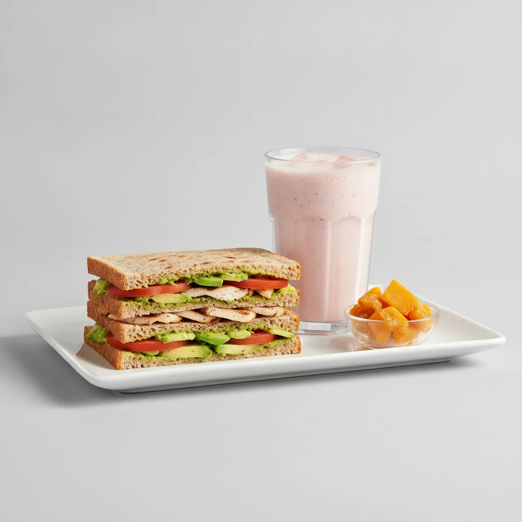 The Ultimate JOE Trio — JOE's Club Sandwich, Power Shake, Tangy Mango Bites The Ultimate JOE Trio — JOE's Club Sandwich, Power Shake, Tangy Mango Bites