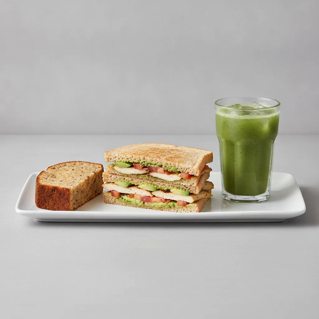 The Ultimate JOE Trio — JOE's Club Sandwich, Green Tonic, Banana Bread The Ultimate JOE Trio — JOE's Club Sandwich, Green Tonic, Banana Bread