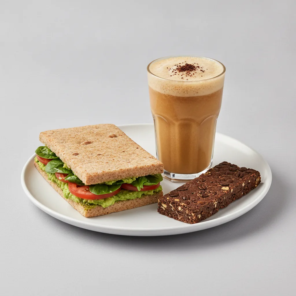 The Ultimate JOE Trio — DF Avocado Sandwich, Coffee Shake, JOE's Protein Bar The Ultimate JOE Trio — DF Avocado Sandwich, Coffee Shake, JOE's Protein Bar