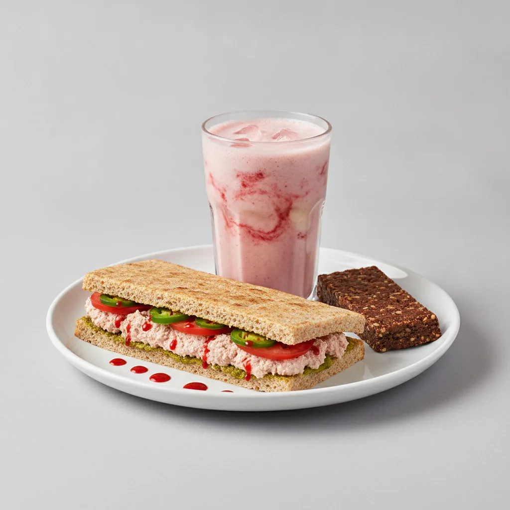 The Ultimate JOE Trio — Spicy Tuna Sandwich, Power Shake, JOE's Protein Bar The Ultimate JOE Trio — Spicy Tuna Sandwich, Power Shake, JOE's Protein Bar