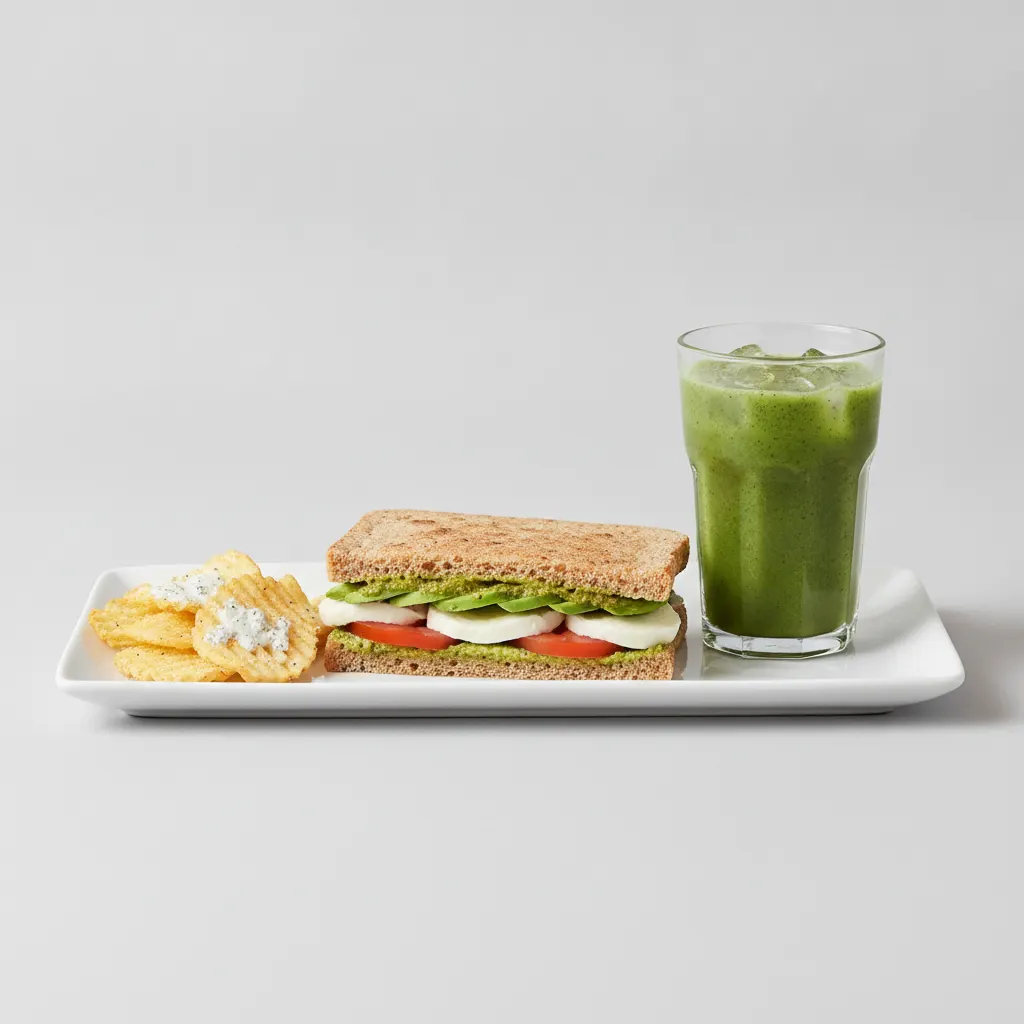 The Ultimate JOE Trio — Avocado Sandwich, Green Tonic, JOE's Protein Chips The Ultimate JOE Trio — Avocado Sandwich, Green Tonic, JOE's Protein Chips
