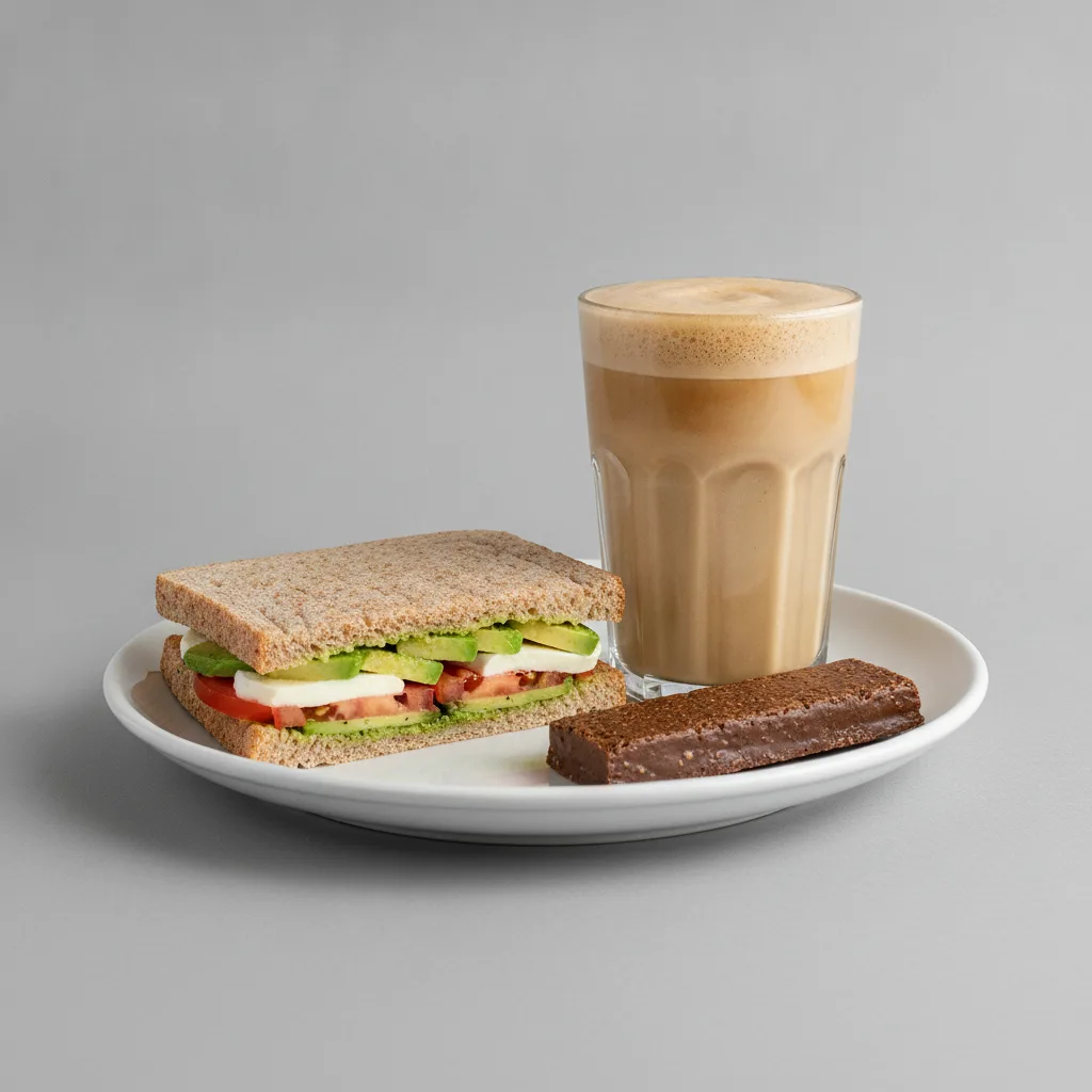 The Ultimate JOE Trio — Avocado Sandwich, Coffee Shake, JOE's Protein Bar The Ultimate JOE Trio — Avocado Sandwich, Coffee Shake, JOE's Protein Bar