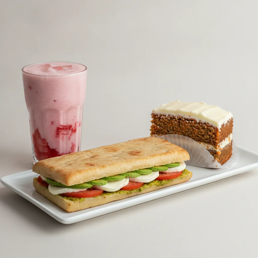 The Ultimate JOE Trio — Avocado Sandwich, Power Shake, Carrot Cake The Ultimate JOE Trio — Avocado Sandwich, Power Shake, Carrot Cake