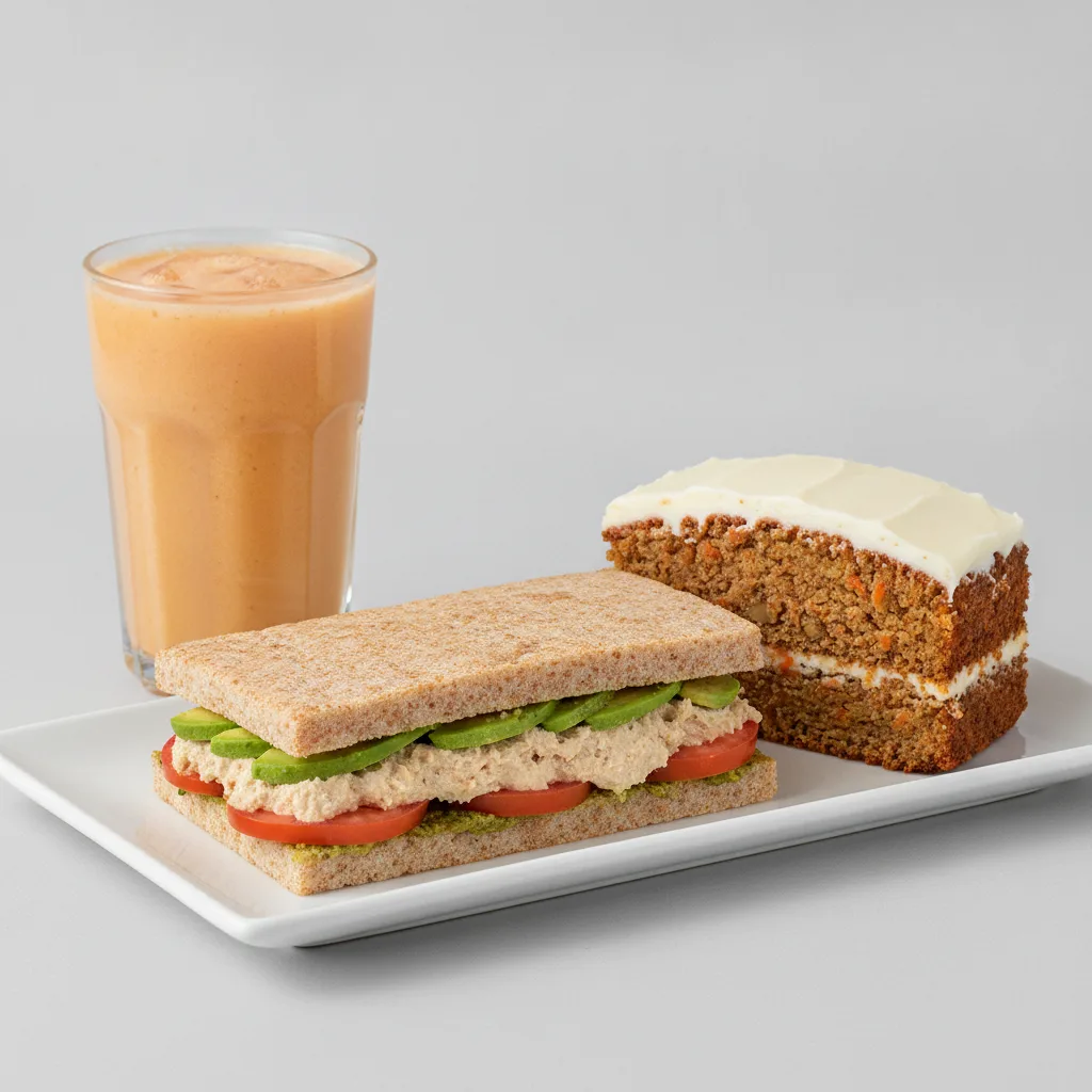 The Ultimate JOE Trio — Tunacado Sandwich, Pick Me Up, Carrot Cake The Ultimate JOE Trio — Tunacado Sandwich, Pick Me Up, Carrot Cake