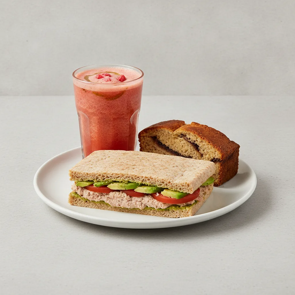 The Ultimate JOE Trio — Tunacado Sandwich, Stress Down, Banana Bread The Ultimate JOE Trio — Tunacado Sandwich, Stress Down, Banana Bread