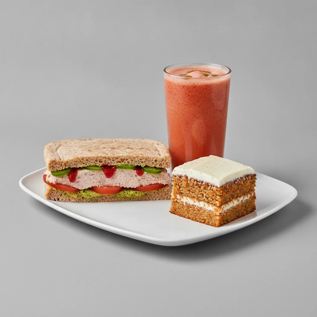 The Ultimate JOE Trio — Spicy Tuna Sandwich, Iron Man, Carrot Cake The Ultimate JOE Trio — Spicy Tuna Sandwich, Iron Man, Carrot Cake