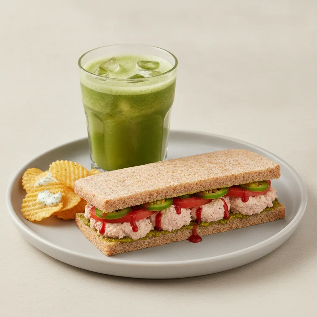 The Ultimate JOE Trio — Spicy Tuna Sandwich, Prince of Green, Protein Chips The Ultimate JOE Trio — Spicy Tuna Sandwich, Prince of Green, Protein Chips