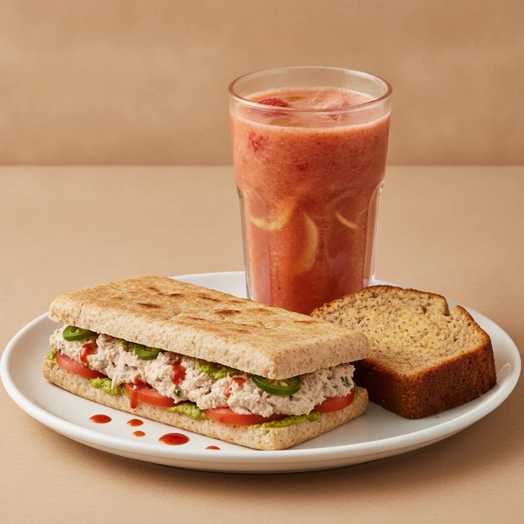 The Ultimate JOE Trio — Spicy Tuna Sandwich, Stress Down, Banana Bread The Ultimate JOE Trio — Spicy Tuna Sandwich, Stress Down, Banana Bread