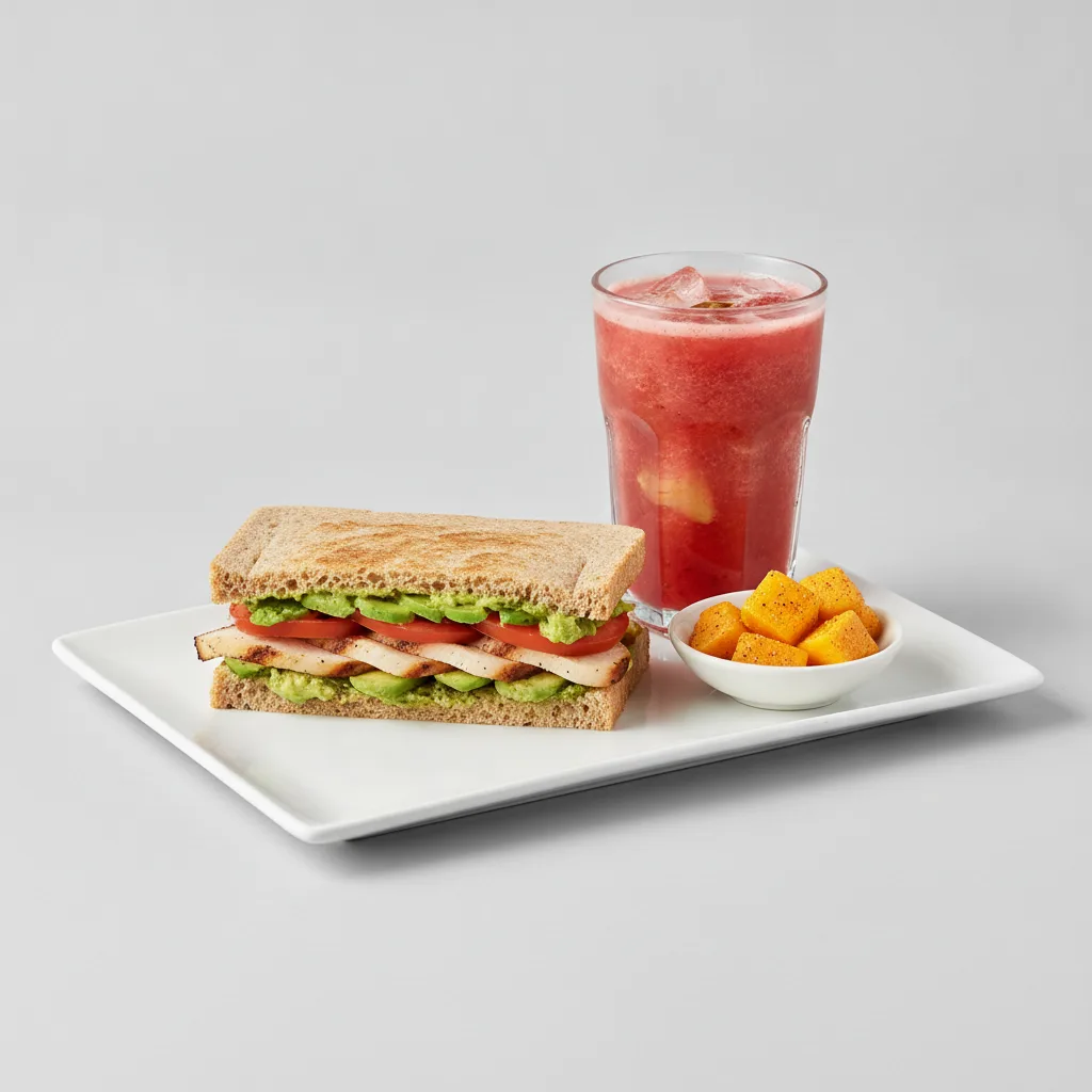 The Ultimate JOE Trio — JOE's Club Sandwich, Stress Down, Tangy Mango Bites The Ultimate JOE Trio — JOE's Club Sandwich, Stress Down, Tangy Mango Bites