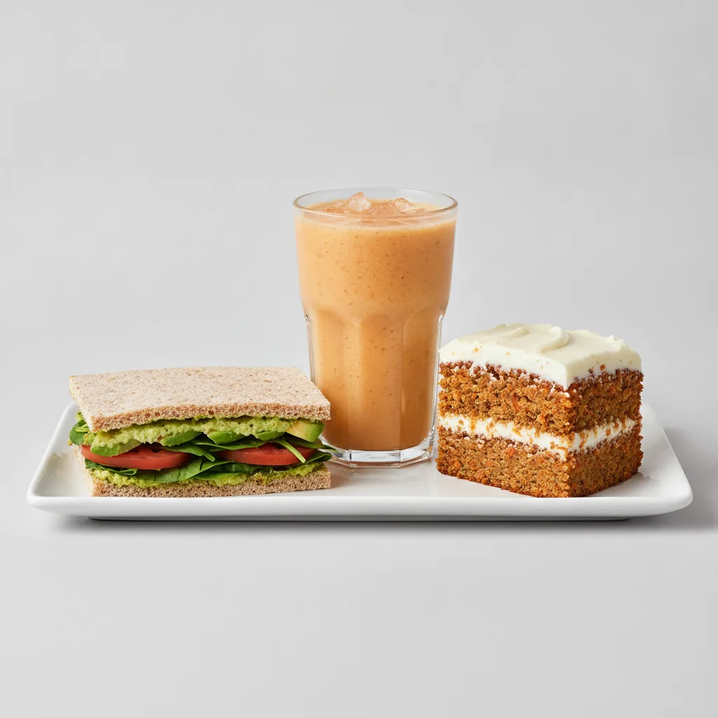 The Ultimate JOE Trio — DF Avocado Sandwich, Pick Me Up, Carrot Cake The Ultimate JOE Trio — DF Avocado Sandwich, Pick Me Up, Carrot Cake