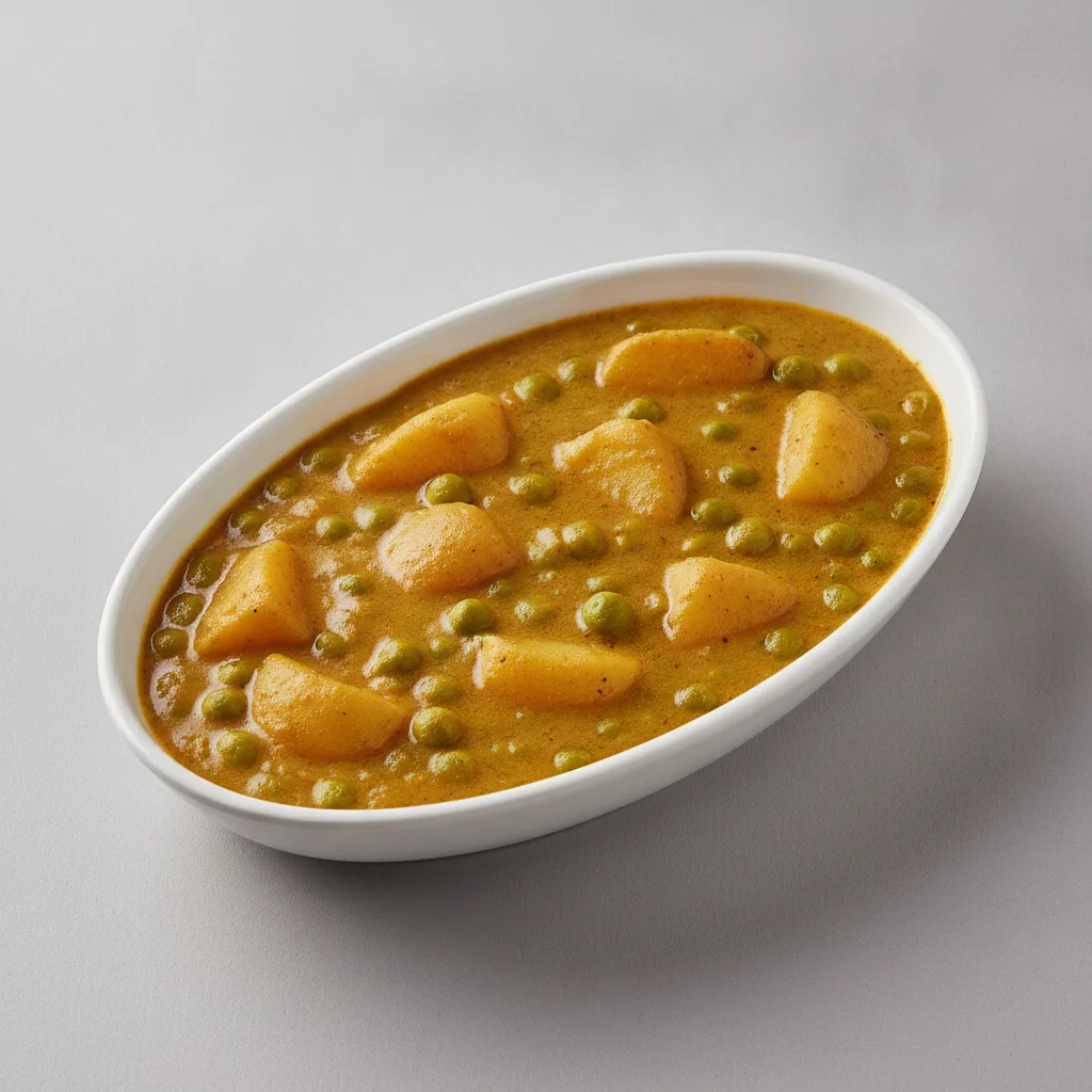 Alu Mattar (Medium Tray)