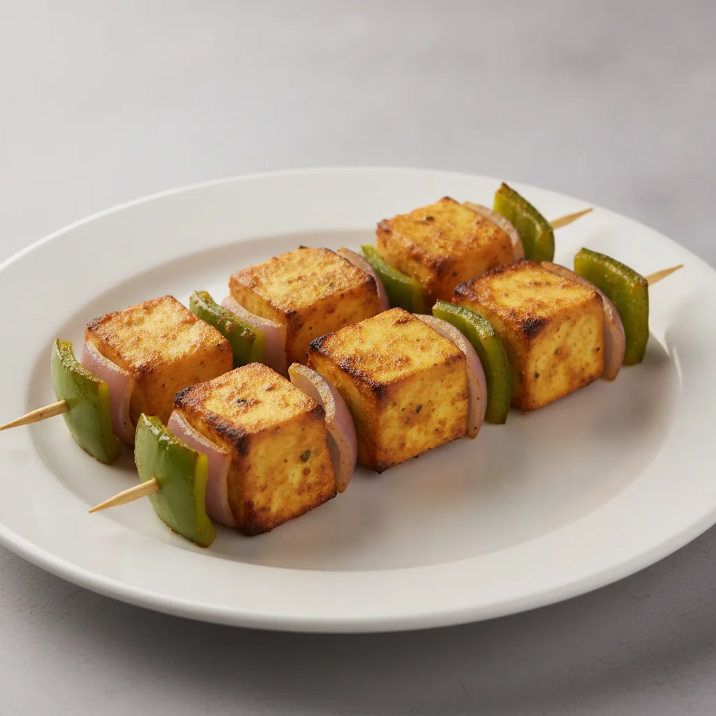Paneer (Homemade Cheese) Tikka Kabab