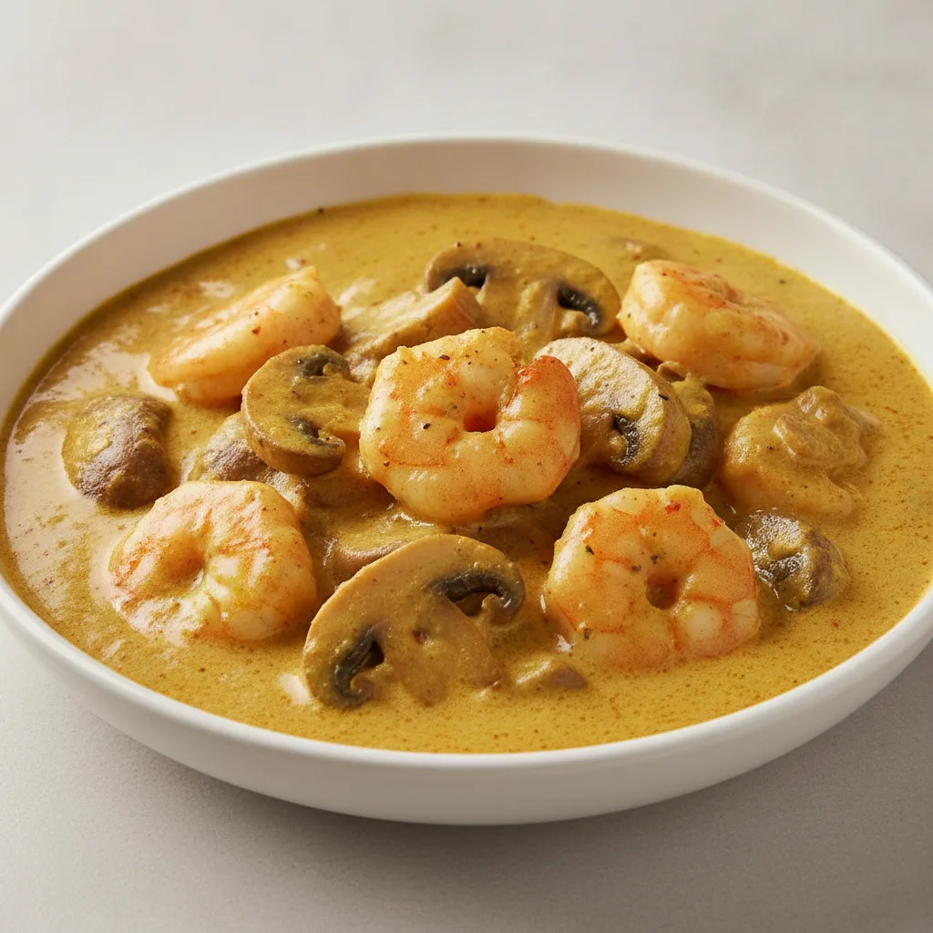 Shrimp Mushroom Curry