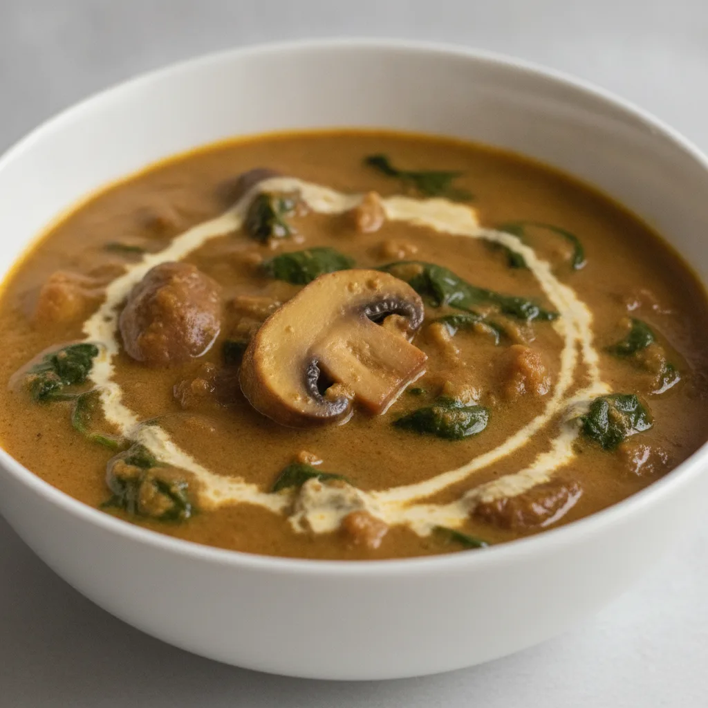 Mushroom Saag