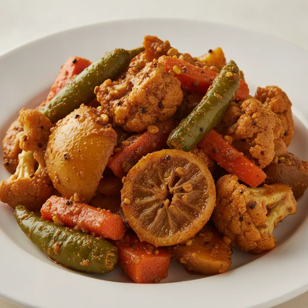 Achar (Mixed Spicy Pickle)
