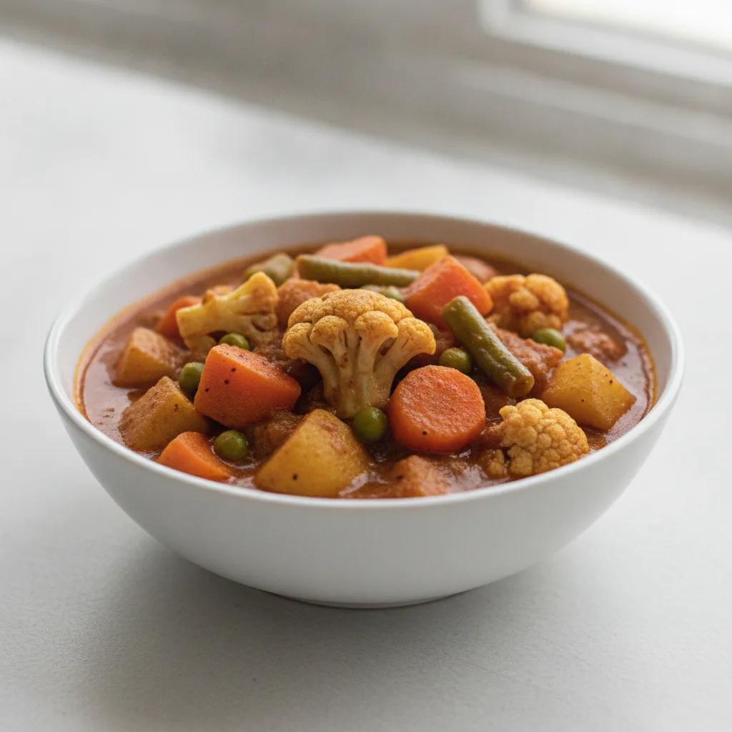 Mixed Veggie Vindaloo (Vegan)
