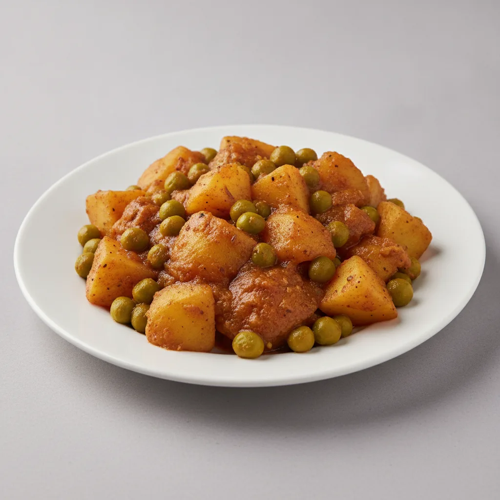 Alu Mattar (Vegan)