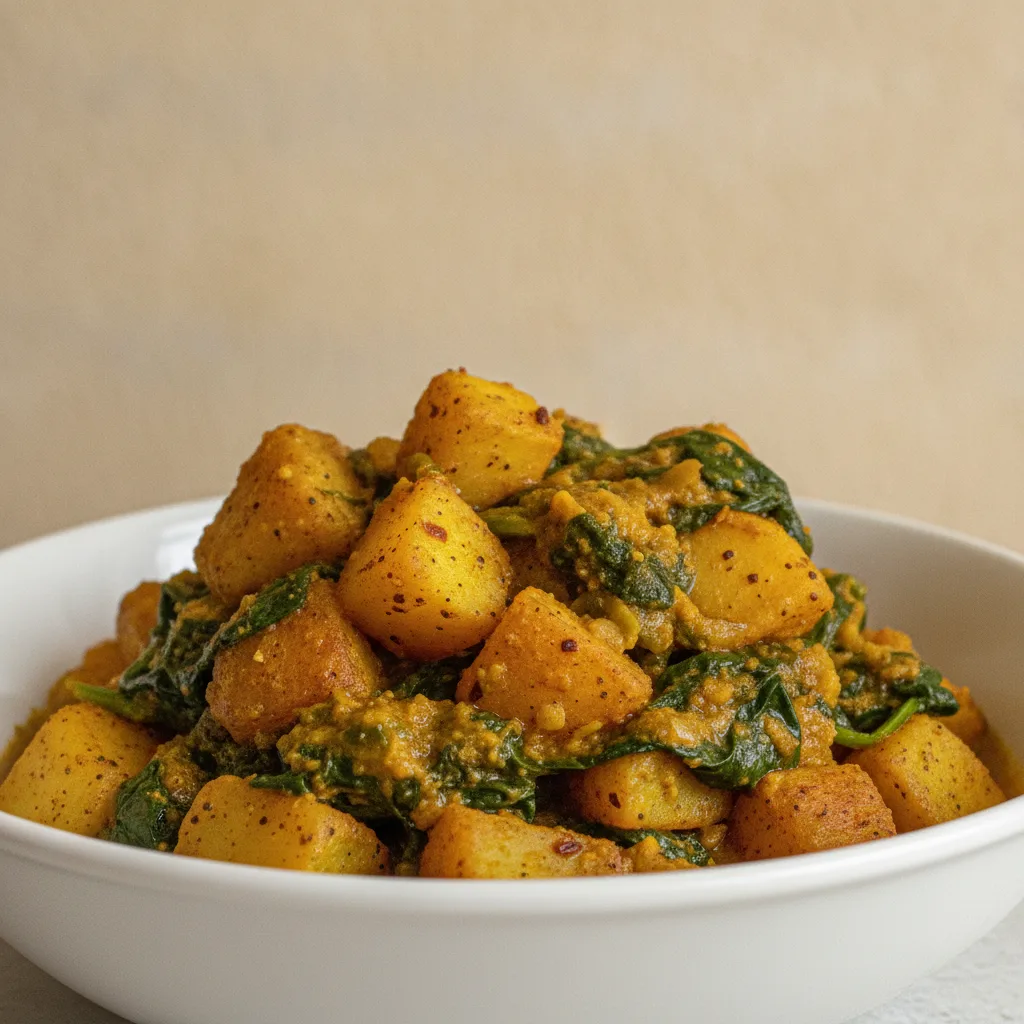 Alu Saag (Vegan)