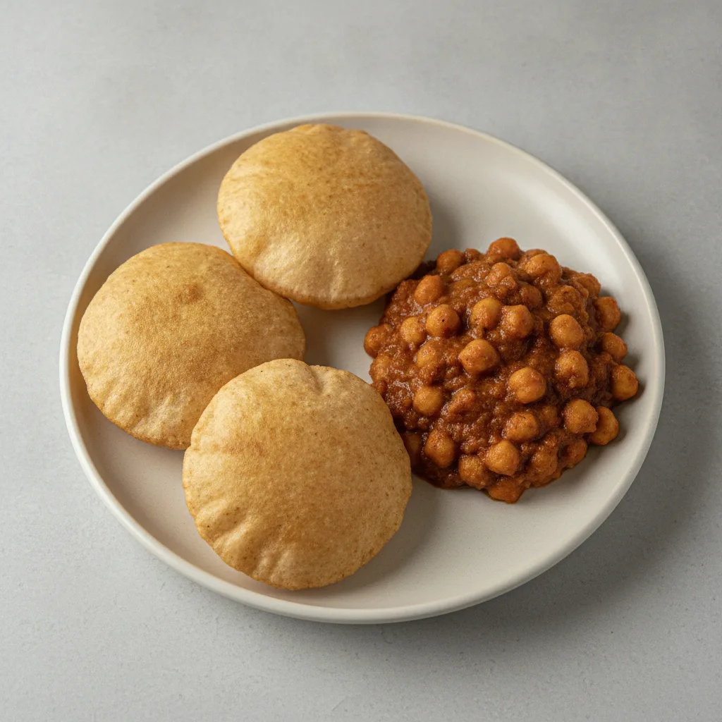 Chhole Daal Puri (Vegan)