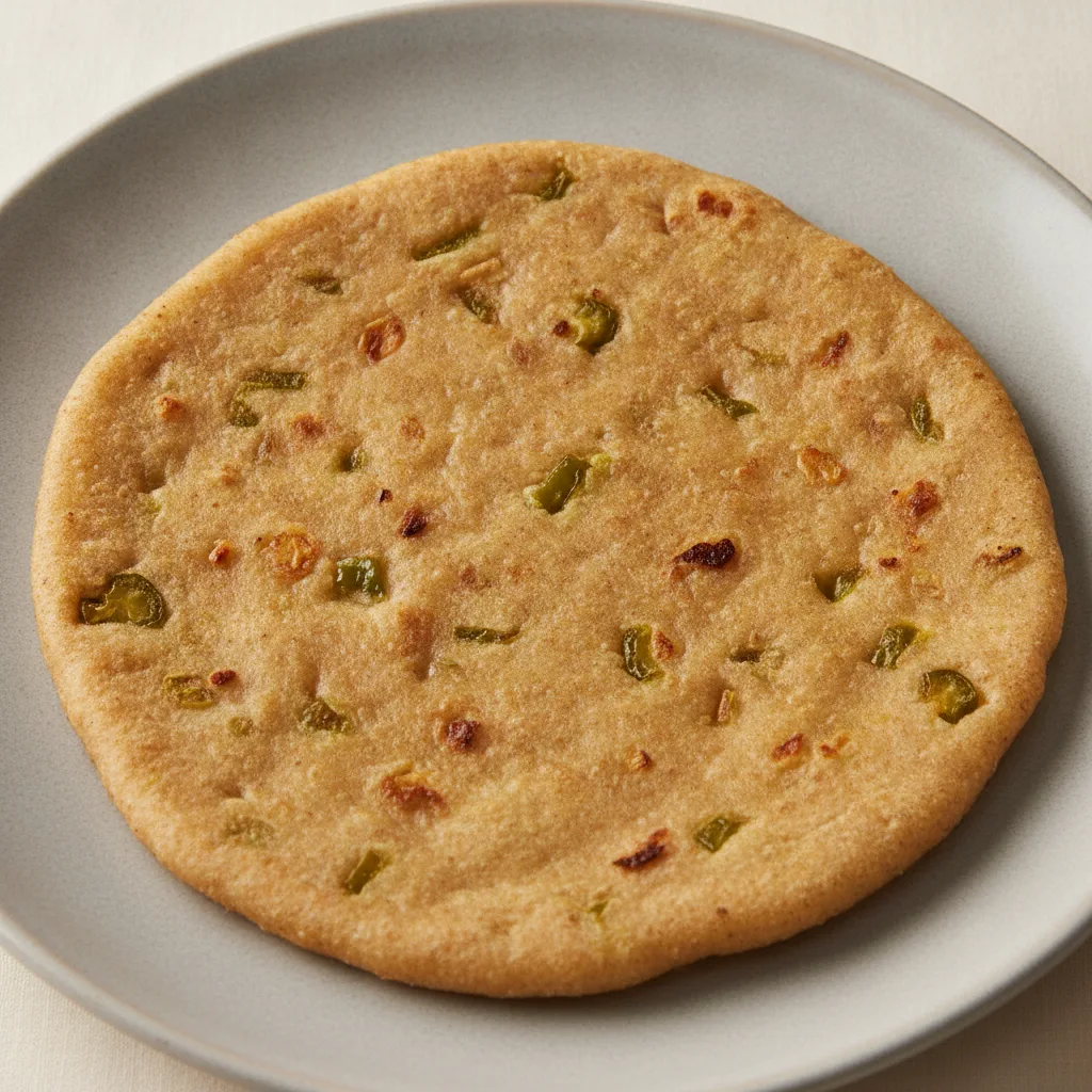 Jalapeno and Garlic Roti (Vegan)
